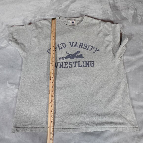 Vintage Co Ed Wrestling Sex Parody T Shirt Mens XL Humor Funny Gray Y2K - Picture 6 of 6